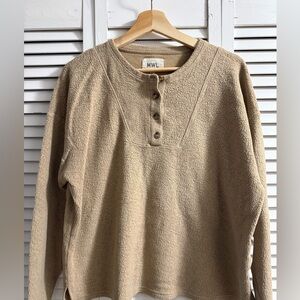 Madewell Women's Beige Crew Neck Sweater